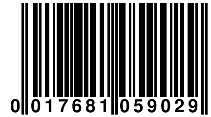 0 017681 059029