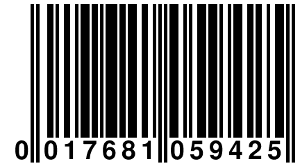 0 017681 059425