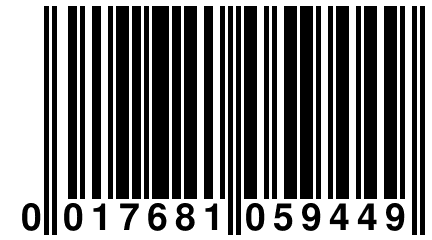 0 017681 059449