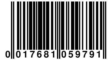 0 017681 059791