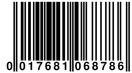 0 017681 068786