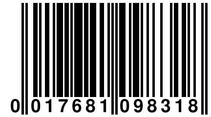 0 017681 098318