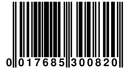 0 017685 300820