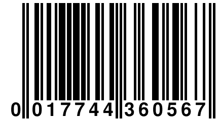 0 017744 360567