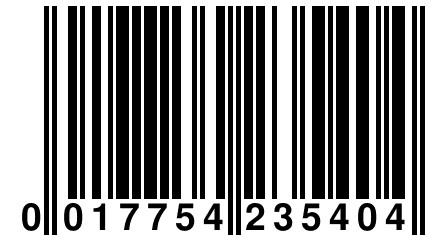 0 017754 235404