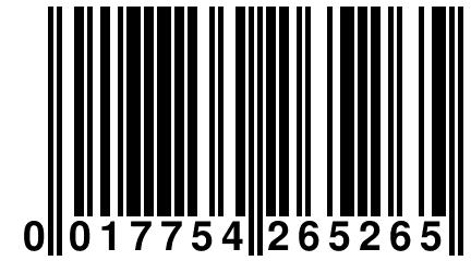 0 017754 265265