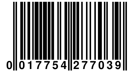 0 017754 277039