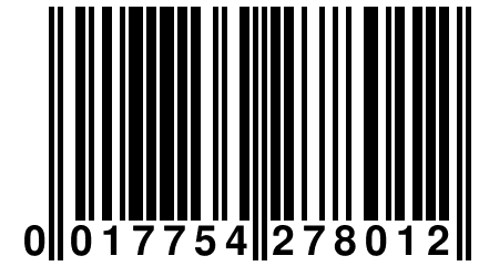 0 017754 278012