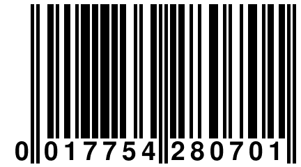 0 017754 280701