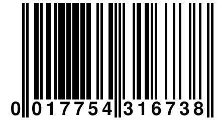 0 017754 316738