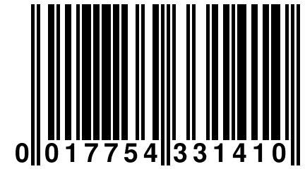 0 017754 331410