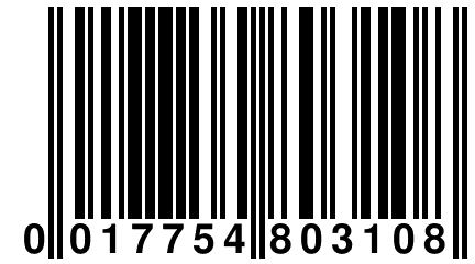 0 017754 803108