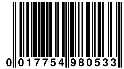 0 017754 980533