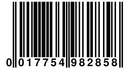 0 017754 982858