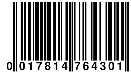 0 017814 764301