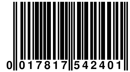 0 017817 542401