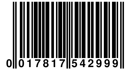 0 017817 542999