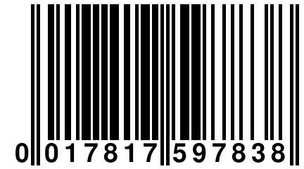 0 017817 597838