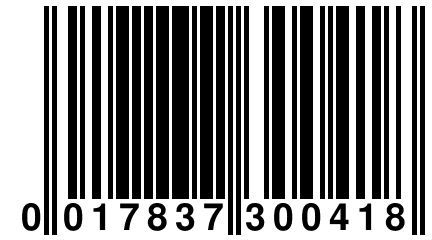 0 017837 300418