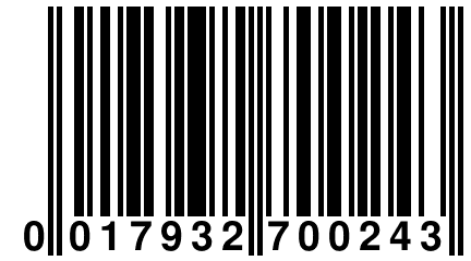 0 017932 700243