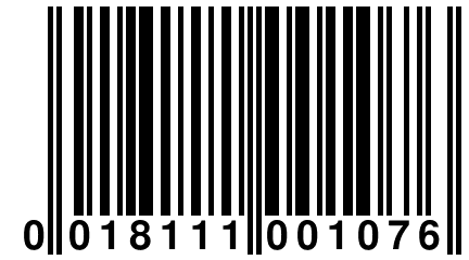 0 018111 001076