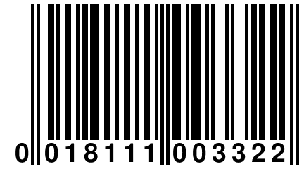 0 018111 003322