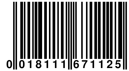 0 018111 671125