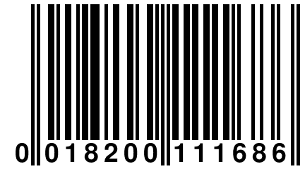 0 018200 111686