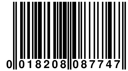 0 018208 087747