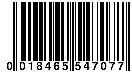 0 018465 547077