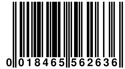 0 018465 562636