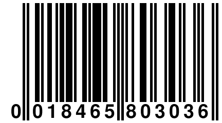 0 018465 803036