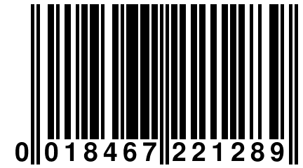 0 018467 221289