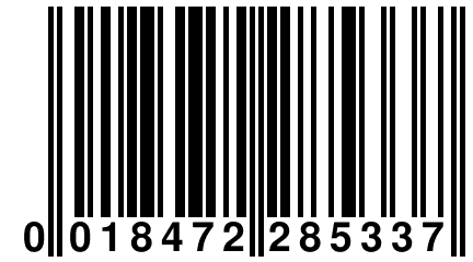 0 018472 285337