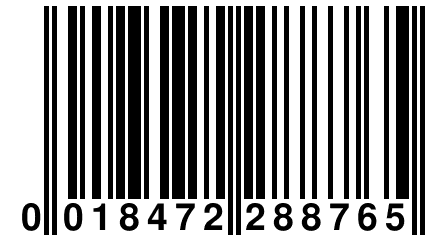 0 018472 288765