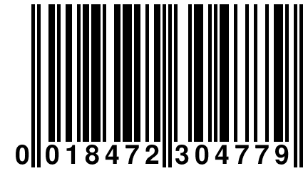 0 018472 304779