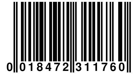 0 018472 311760