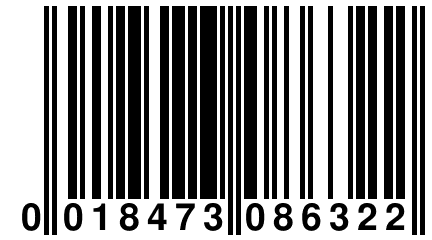 0 018473 086322