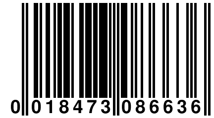 0 018473 086636