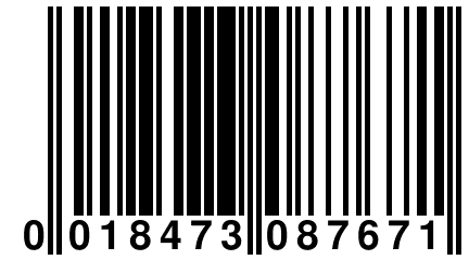 0 018473 087671