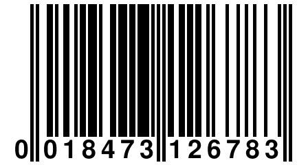 0 018473 126783