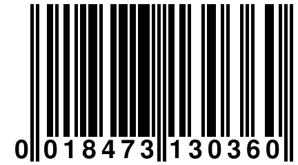 0 018473 130360