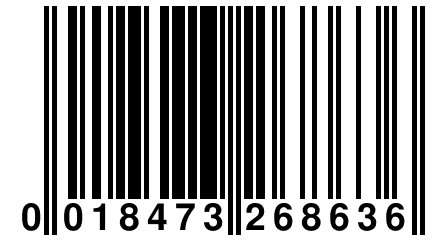 0 018473 268636