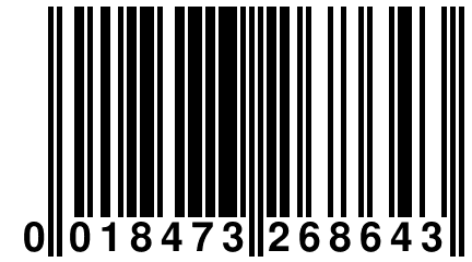 0 018473 268643