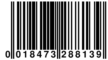 0 018473 288139