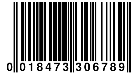 0 018473 306789