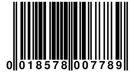 0 018578 007789