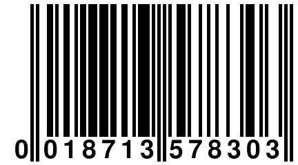 0 018713 578303