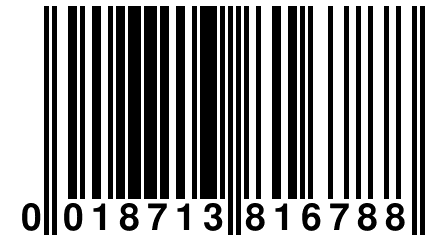 0 018713 816788