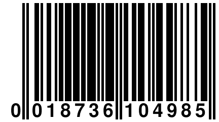 0 018736 104985